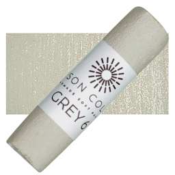 Unison Handmade Pastel - Gray 6 pastel and swatch
