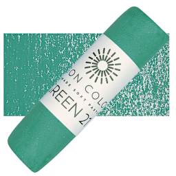 Unison Handmade Pastel - Green 21 pastel and swatch