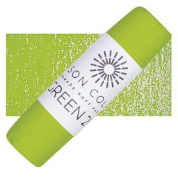 Unison Handmade Pastel - Green 29 pastel and swatch