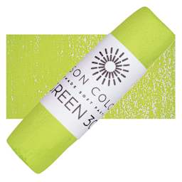 Unison Handmade Pastel - Green 30 pastel and swatch