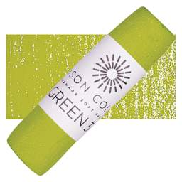 Unison Handmade Pastel - Green 34 pastel and swatch