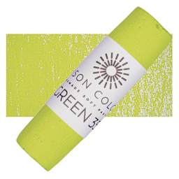 Unison Handmade Pastel - Green 35 pastel and swatch