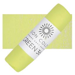 Unison Handmade Pastel - Green 36 pastel and swatch