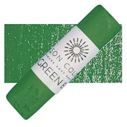 Unison Handmade Pastel - Green 8 pastel and swatch