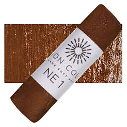 Unison Handmade Pastel - Natural Earth 1 pastel and swatch
