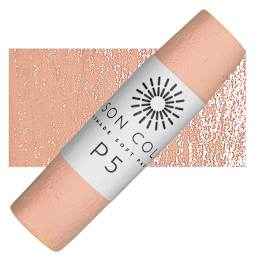 Unison Handmade Pastel - Portrait 5 pastel and swatch