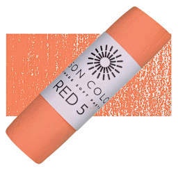Unison Handmade Pastel - Red 5 pastel and swatch
