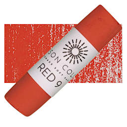 Unison Handmade Pastel - Red 9 pastel and swatch