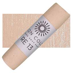 Unison Handmade Pastel - Red Earth 13 pastel and swatch