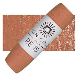 Unison Handmade Pastel - Red Earth 15 pastel and swatch