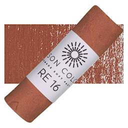 Unison Handmade Pastel - Red Earth 16 pastel and swatch