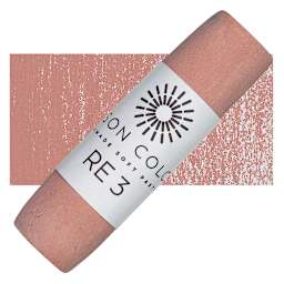 Unison Handmade Pastel - Red Earth 3 pastel and swatch