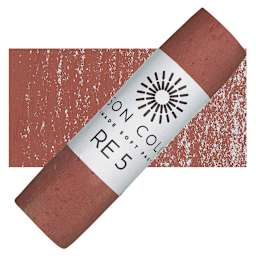 Unison Handmade Pastel - Red Earth 5 pastel and swatch