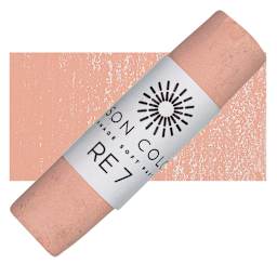 Unison Handmade Pastel - Red Earth 7 pastel and swatch
