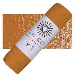 Unison Handmade Pastel - Yellow 1 pastel and swatch