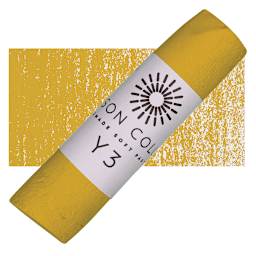 Unison Handmade Pastel - Yellow 3 pastel and swatch