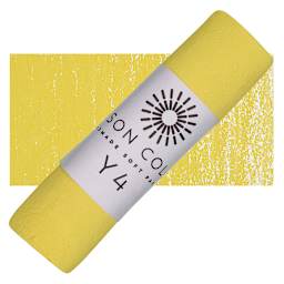 Unison Handmade Pastel - Yellow 4 pastel and swatch
