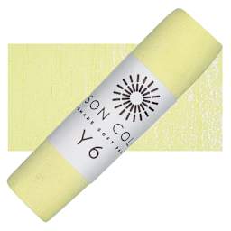 Unison Handmade Pastel - Yellow 6 pastel and swatch