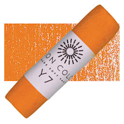 Unison Handmade Pastel - Yellow 7 pastel and swatch