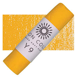 Unison Handmade Pastel - Yellow 9 pastel and swatch