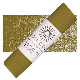 Unison Handmade Pastel - Yellow Green Earth 11 pastel and swatch