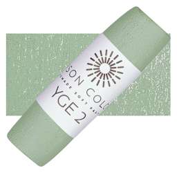 Unison Handmade Pastel - Yellow Green Earth 2 pastel and swatch