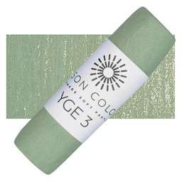 Unison Handmade Pastel - Yellow Green Earth 3 pastel and swatch