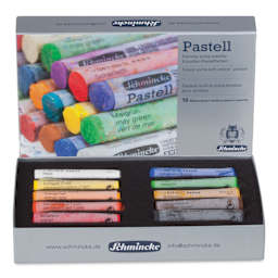 Schmincke Soft Pastels - Set of 10, Assorted Colors, Full Stick, open