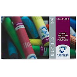 Van Gogh Oil Pastel Set - Assorted Colors, Set of 12 (front of package)