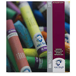 Van Gogh Oil Pastel Set - Assorted Colors, Set of 24 (front of package)