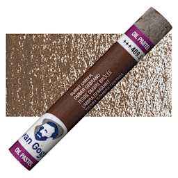 Van Gogh Oil Pastel - Burnt Umber 409.5 oil pastel and swatch