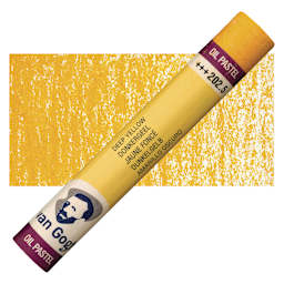 Van Gogh Oil Pastel - Deep Yellow 202.5 oil pastel and swatch
