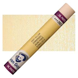 Van Gogh Oil Pastel - Deep Yellow 202.9 oil pastel and swatch