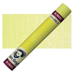 Van Gogh Oil Pastel - Green Yellow 243.9 oil pastel and swatch