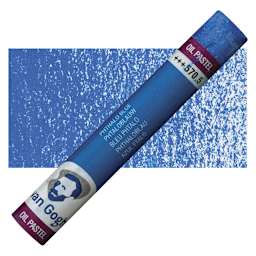 Van Gogh Oil Pastel - Phthalo Blue 570.5 oil pastel and swatch