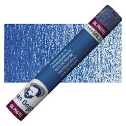 Van Gogh Oil Pastel - Prussian Blue 508.5 oil pastel and swatch
