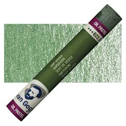 Van Gogh Oil Pastel - Sap Green 623.5 oil pastel and swatch
