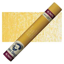 Van Gogh Oil Pastel - Yellow Ochre 227.7 oil pastel and swatch