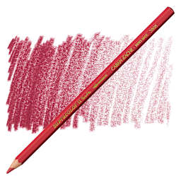 Caran d'Ache Supracolor Soft Aquarelle Pencil - Indian Red pencil and swatch