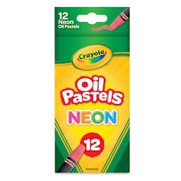 Crayola Oil Pastels - Neon Colors, Set of 12. In package.