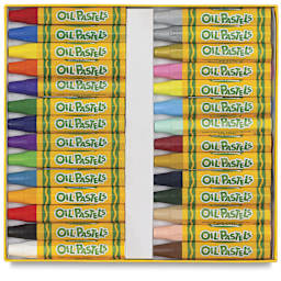 Crayola Oil Pastels - Assorted Colors, Set of 28, contents