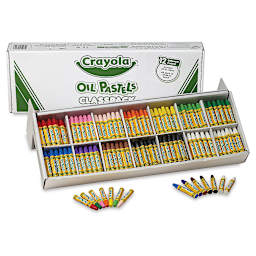 Crayola Oil Pastels - Assorted Colors, Class Pack of 336