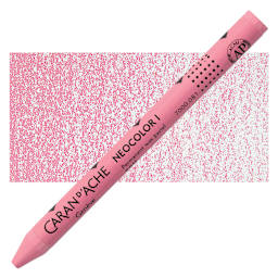 Caran d'Ache Neocolor I Wax Pastel - Pink pastel and swatch