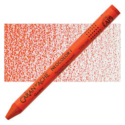 Caran d'Ache Neocolor I Wax Pastel - Vermilion pastel and swatch