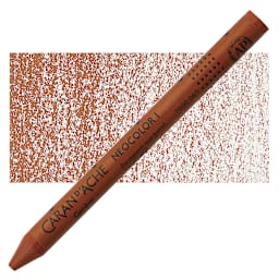 Caran d'Ache Neocolor I Wax Pastel - Russet pastel and swatch