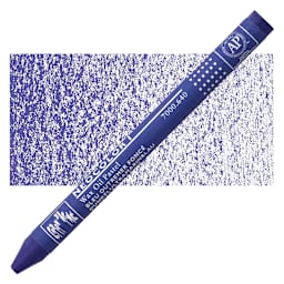 Caran d'Ache Neocolor I Wax Pastel - Dark Ultramarine pastel and swatch