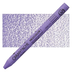 Caran d'Ache Neocolor I Wax Pastel - Periwinkle pastel and swatch