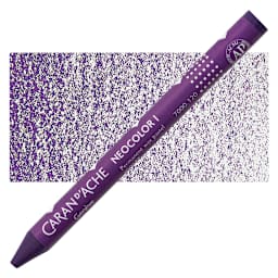 Caran d'Ache Neocolor I Wax Pastel - Violet pastel and swatch