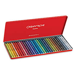 Caran d'Ache Neocolor I Wax Pastels - Open package of Set of 30 Pastels