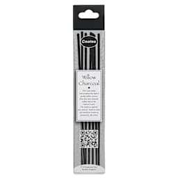 Coates Premium Artist's Willow Charcoal - Thin, Box of 25, back